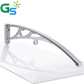 800*800mm Outdoor Aluminium Awning Sheet Support Canopy Bracket For Window Canopy PC Awnings